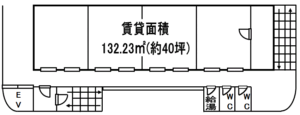 西沢第二ビル　二階　間取り