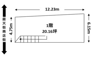 1階間取図